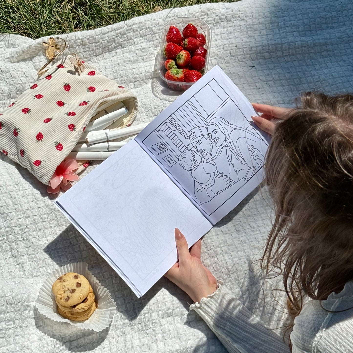Custom coloring book